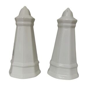 Vintage PFALTZGRAFF Heritage White Salt & Pepper Shakers